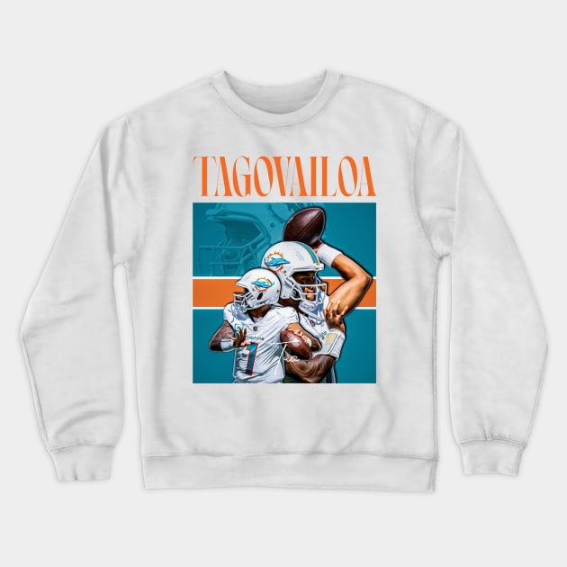 Tua Tagovailoa 1 Crewneck Sweatshirt by NFLapparel